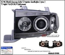 JDM Black Halo LED Headlights