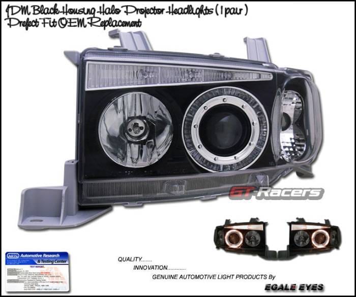 JDM Black Halo LED Headlights