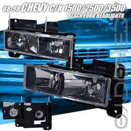 Euro Black Headlights