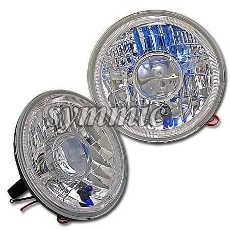 Diamond Cut Halo Headlights
