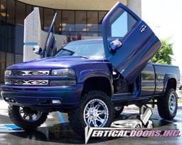 Chevrolet Silverado VDI Vertical Lambo Door Hinge Kit - Direct Bolt On - VDCCHEVYSILVER9906