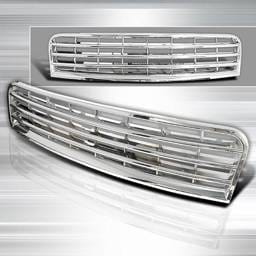 Audi A4 Custom Disco Chrome Front Hood Grille - HG-A402CC