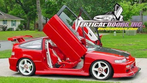 Honda Civic HB VDI Vertical Lambo Door Hinge Kit - Direct Bolt On - VDCHCRX8891