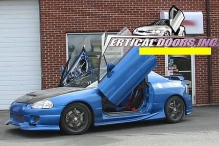 Honda Del Sol VDI Vertical Lambo Door Hinge Kit - Direct Bolt On - VDCHDELSOL9397