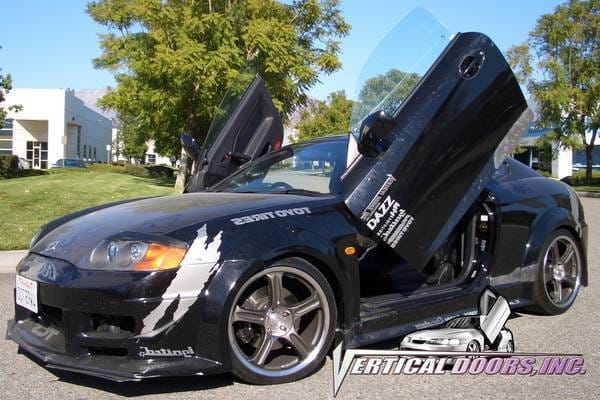Hyundai Tiburon VDI Vertical Lambo Door Hinge Kit - Direct Bolt On - VDCHYTIB0208