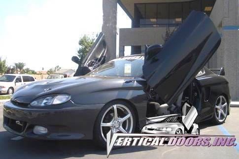 Hyundai Tiburon VDI Vertical Lambo Door Hinge Kit - Direct Bolt On - VDCHYTIB9699