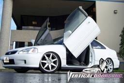 Honda Civic VDI Vertical Lambo Door Hinge Kit - Direct Bolt On - VDCHC9600