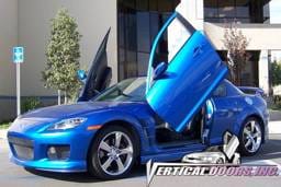 Mazda RX-8 VDI Vertical Lambo Door Hinge Kit - Direct Bolt On - VDCMAZRX80408