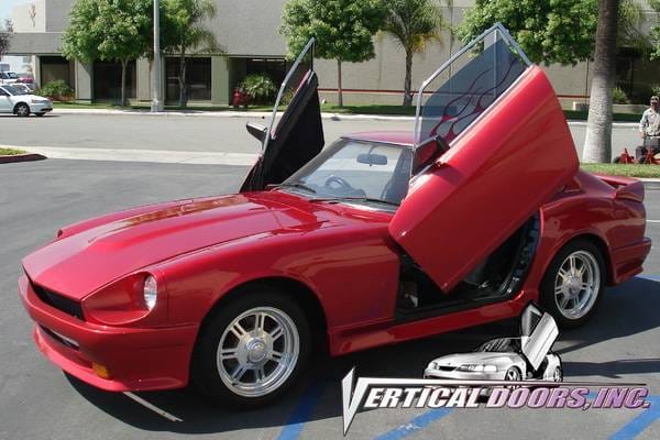 Nissan 260Z VDI Vertical Lambo Door Hinge Kit - Direct Bolt On - VDCN260Z74