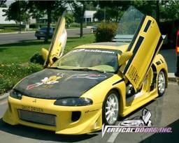 Mitsubishi Eclipse VDI Vertical Lambo Door Hinge Kit - Direct Bolt On - VDCME9599
