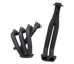 Honda Civic 4 Car Option Exhaust Header - Black - HEAD-HC88-BK