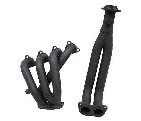Honda Civic 4 Car Option Exhaust Header - Black - HEAD-HC88-BK