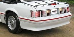 Ford Mustang Xenon Rear Valance Kit - OE Reproduction - Left & Right & Center- 3PC - 12860