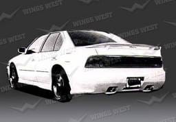 Nissan Maxima Wings West Custom Style Rear Lower Skirt - Fiberglass - 49145