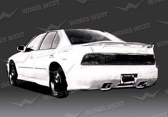 Nissan Maxima Wings West Custom Style Rear Lower Skirt - Fiberglass - 49145