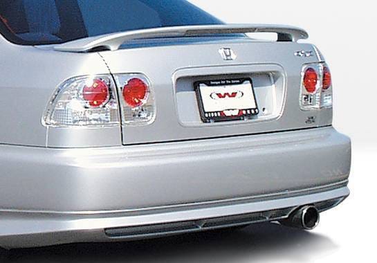 Honda Civic 2DR & 4DR VIS Racing Racing Series Rear Lip - Polyurethane - 890130