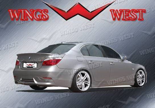 BMW 5 Series Wings West VIP Rear Lower Skirt - 890922
