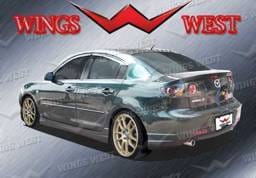 Mazda 3 4DR HB VIS Racing VIP Rear Lip - Polyurethane - Polyurethane - 890926