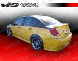 Saturn Ion VIS Racing Type-W Rear Lip - Urethane Material - 03SAION4DTYW-012