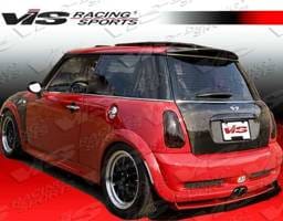 Mini Cooper VIS Racing Euro Tech Rear Diffuser - 02BMMCS2DET-032