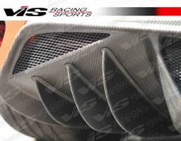 Ferrari F430 VIS Racing Scuderia Style Rear Lower Carbon Fiber Diffuser - 05FR4302DSCU-012C