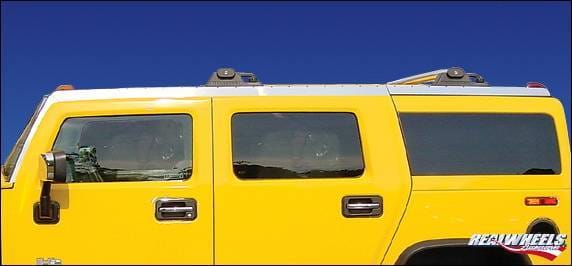 Hummer H2 RealWheels Top Side Trim - Polished Stainless Steel - 6PC - RW115-1-A0102