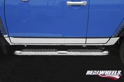 Toyota FJ Cruiser RealWheels Rocker Panels - Polished Stainless Steel - 8PC - RW116-1-T0202