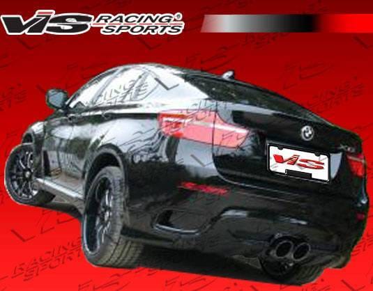 BMW X6 VIS Racing Euro Tech Rear Diffuser - 08BME714DET-032