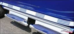 Hummer H2 RealWheels Slotted Side Rocker Panels - Polished Stainless Steel - 6PC - RW116-2-A0102