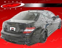 Mercedes-Benz C Class VIS Racing JPC Rear Lip - 08MEW2044DJPC-012P