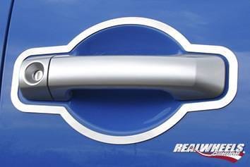 Toyota FJ Cruiser RealWheels Handle Trim - Polished Stainless Steel - Pair - RW122-1-T0202