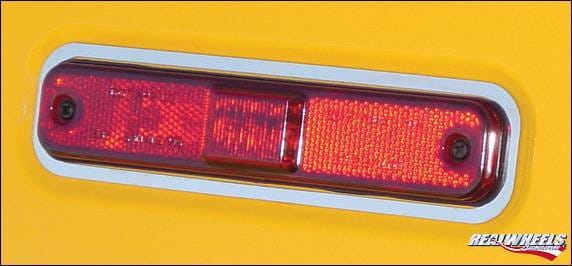 Hummer H3 RealWheels Front Marker Light Trim - Polished Stainless Steel - Pair - RW123-1-A0103