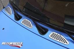 Toyota FJ Cruiser RealWheels Vent Covers - Polished Stainless Steel - 3PC - RW131-1-T0202