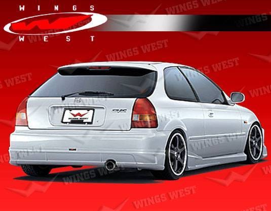 Honda Civic HB VIS Racing JPC B Rear Lip - Polyurethane - 96HDCVCHBJPCB-012P