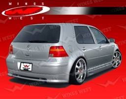 Volkswagen Golf VIS Racing JPC Type B Rear Lip - Polyurethane - 99VWGOF2DJPCB-012P
