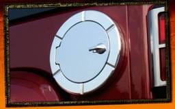 Jeep Wrangler RealWheels Non Locking Fuel Door - Billet Aluminum - 1PC - RW202-2-J