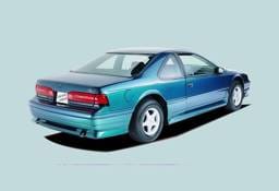 Ford Thunderbird Xenon Rear Valance with Optional Dual Exhaust Cut Out - 5284