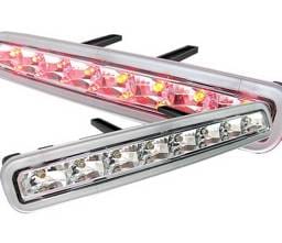 Ford Mustang 4 Car Option LED Third Brake Light - Silver - LB3-FM05LEDCS-6
