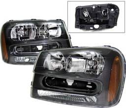 Chevrolet Trail Blazer 4 Car Option Headlights - Black - LH-CTB02B-KS