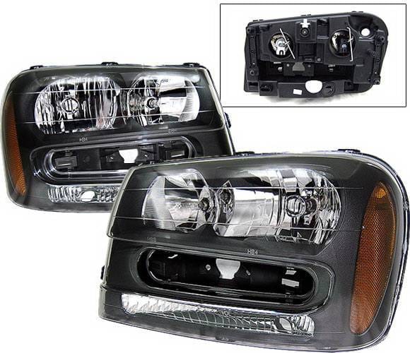 Chevrolet Trail Blazer 4 Car Option Headlights - Black - LH-CTB02B-KS