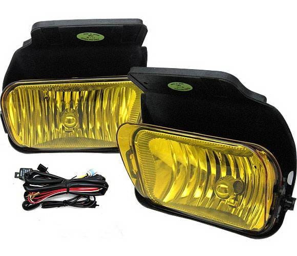 Chevrolet Avalanche 4 Car Option Fog Light Kit - Yellow - LHF-CSV03-YL