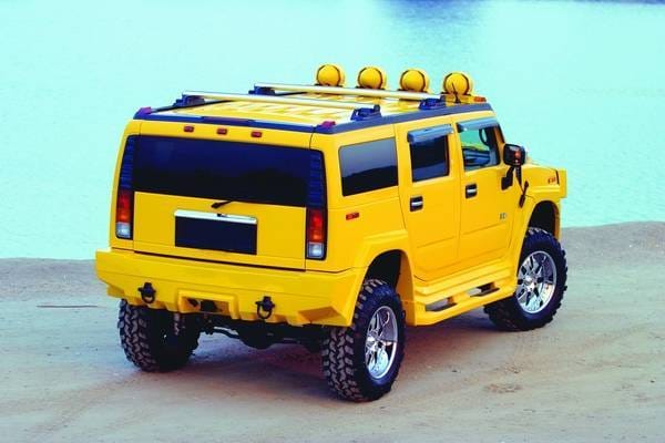 Hummer H2 Xenon Rear Bumper Cover - 11704