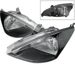 Ford Focus 4 Car Option Headlights - Black - LH-FF00BC-KS