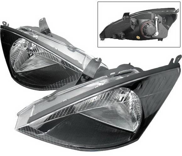 Ford Focus 4 Car Option Headlights - Black - LH-FF00BC-KS