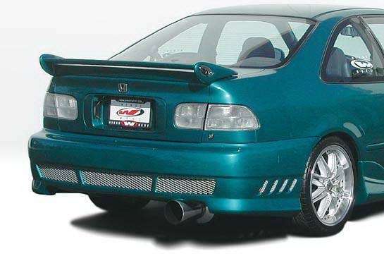 Honda Civic 2DR & 4DR Wings West Avenger Rear Bumper Cover - 890582
