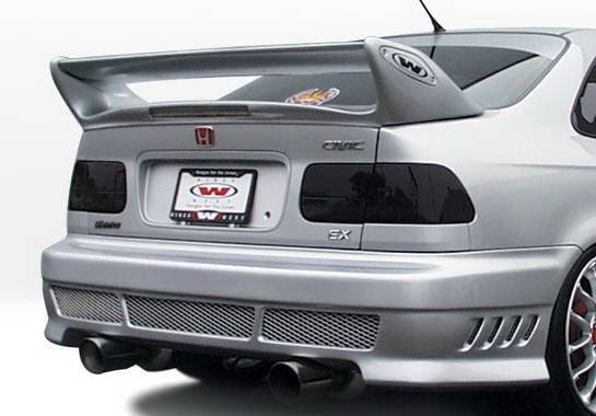 Honda Civic 2DR & 4DR Wings West Avenger Rear Bumper Cover - 890392