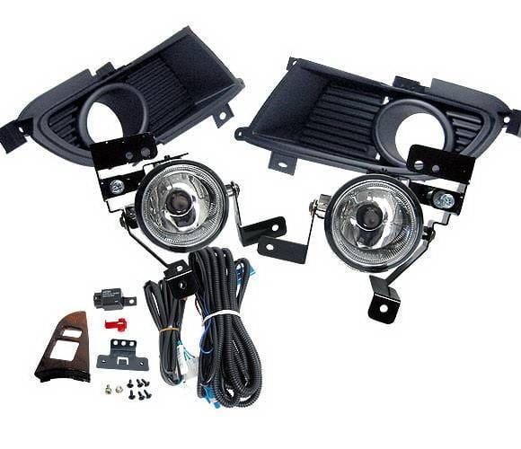 Mitsubishi Evolution 8 4 Car Option Fog Light Kit - Clear - LHF-EVO