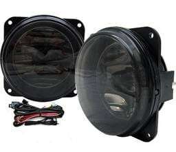 Ford Mustang 4 Car Option Fog Light Kit with Switch - Smoke - LHF-FM99SVTSM