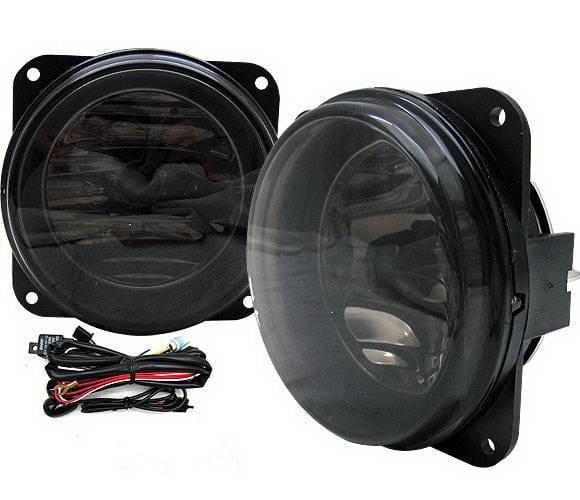 Ford Mustang 4 Car Option Fog Light Kit with Switch - Smoke - LHF-FM99SVTSM