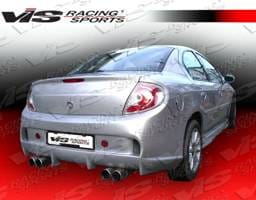 Dodge Neon 4DR VIS Racing Invader Rear Bumper - 00DGNEO4DINV-002